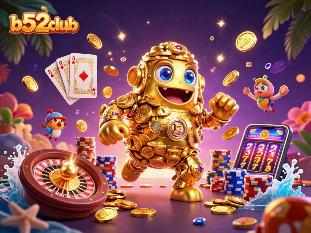 Win big with the b52club amidst a vibrant casino scene full of excitement and dynamic gaming elements.