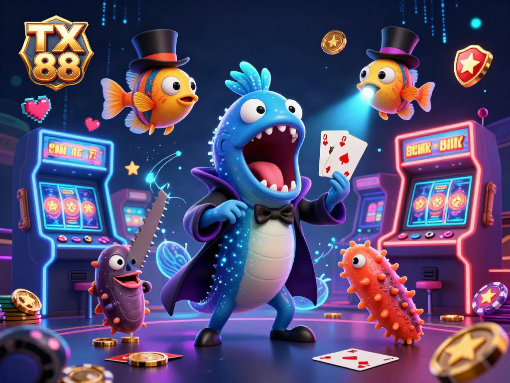 Experience the excitement at TX 88, featuring magical underwater creatures and dynamic slot elements combining for thrilling play.